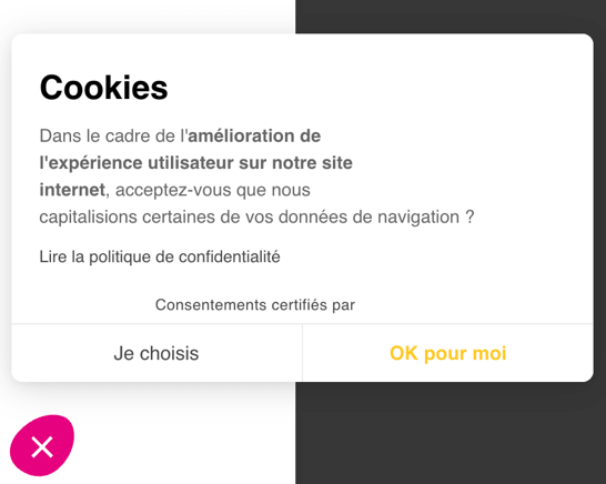 cookies site web